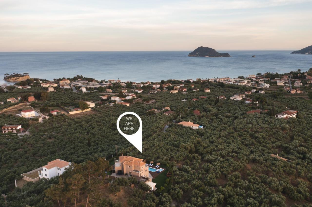 Diomani Maison - Private Pool & Sea View, By Zantewize Lithakiá Kültér fotó